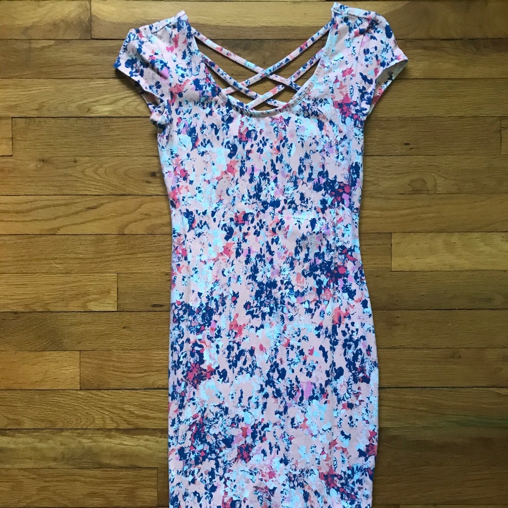 Body-con Floral Midi Size Sm